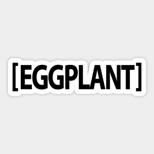 Eggplant Emoji Sticker